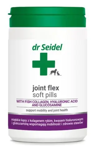 Do wyczerpania zapasów Dr Seidel Joint Flex Soft Pills miękkie kęsy z kolagenem rybim i kwasem hialuronowym dla psów i kotów 225g