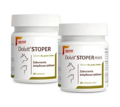 Dolvit Stoper Mini zaburzenia żołądkowo-jelitowe 30tabletek Szybka wysyłka