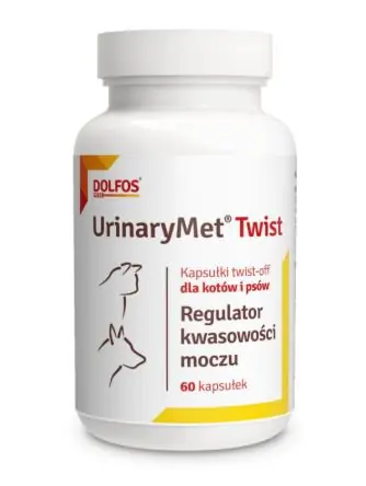 Dolvit Urinarymet Twist Off zakwaszanie moczu u psów i kotów 60kaps. Ograniczona ilość