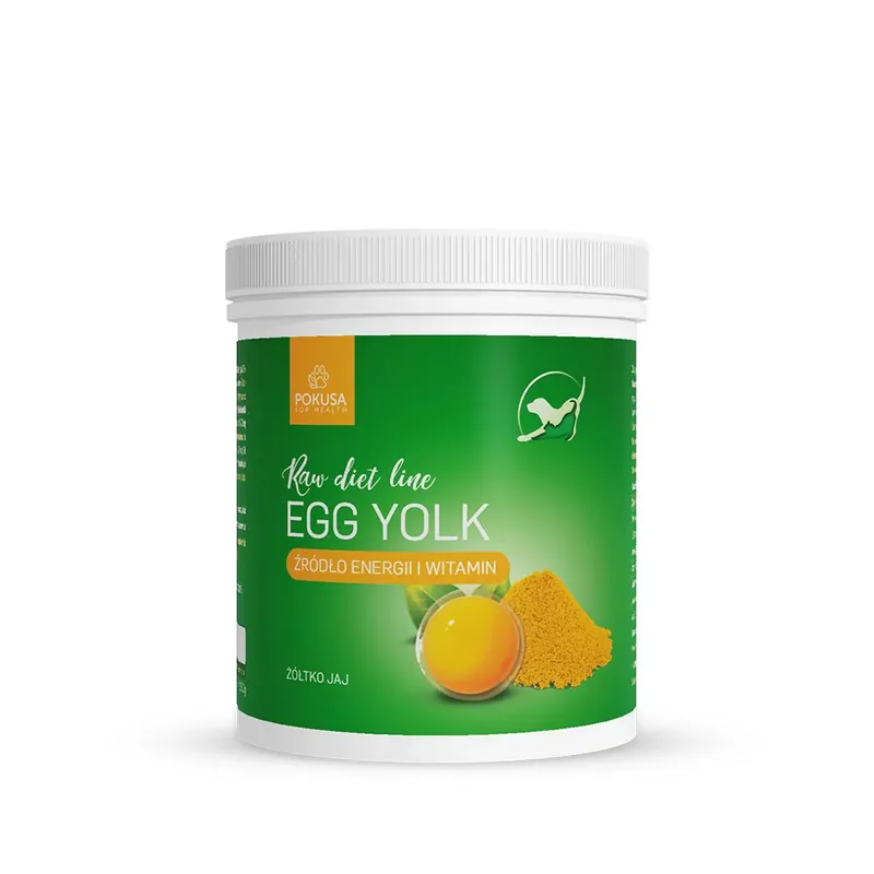 Szybka dostawa Pokusa RawDietLine Egg Yolk Żółtko Kurze Dla Psów i Kotów 150 g