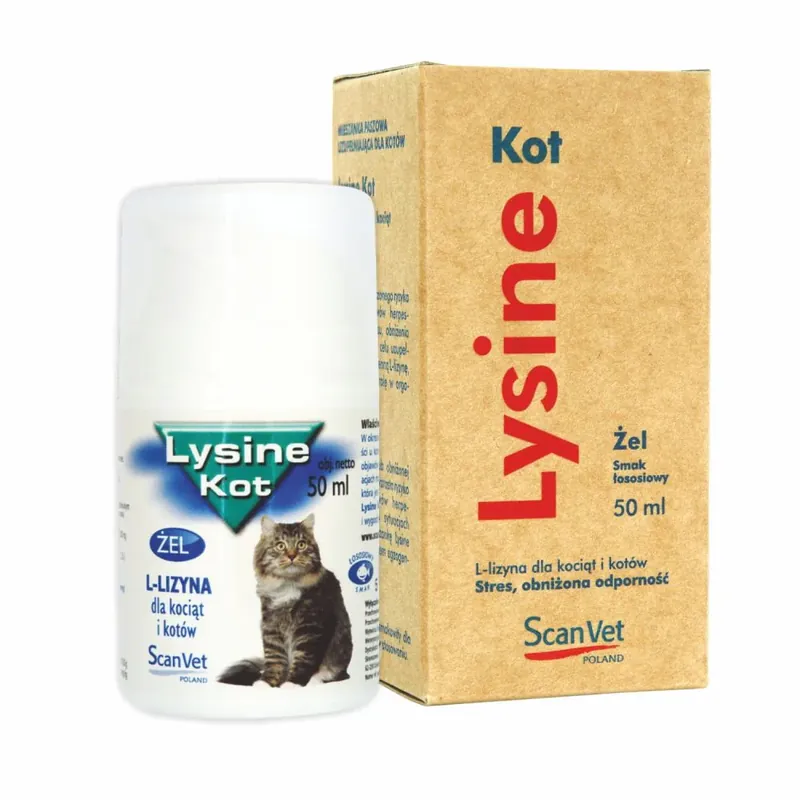 Scanvet Lysine Dla Kota 50 ml Ekspresowa dostawa