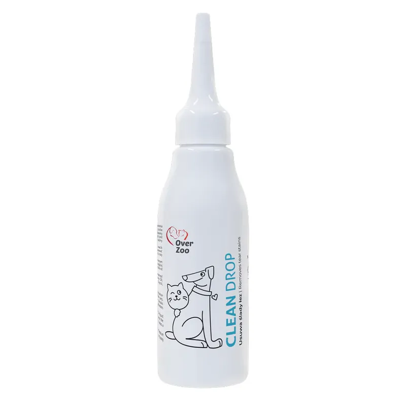 Tylko dziś Over Zoo Clean Drop Płyn Do Usuwania Śladów Łez Dla Psów i Kotów 60 ml