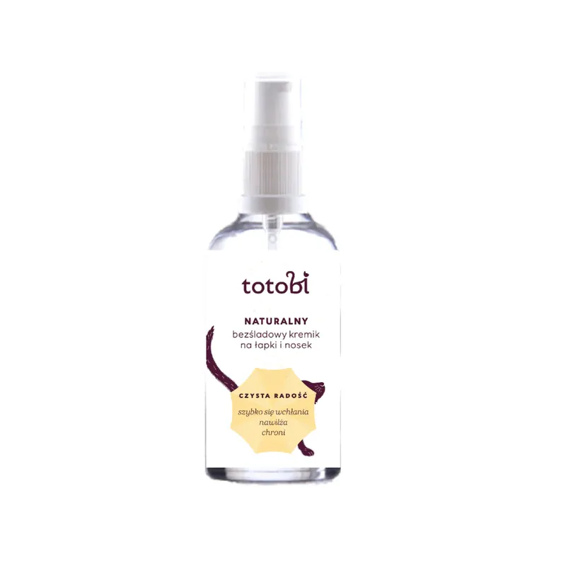 TOTOBI Naturalny bezśladowy kremik 50ml - butelka szklana z pompką Nie przegap