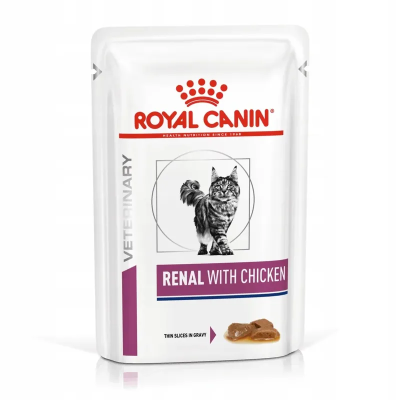 Dodaj do koszyka Royal Canin Veterinary Diet Renal Chicken Niewydolność Nerek Kurczak dla Kota 85 g