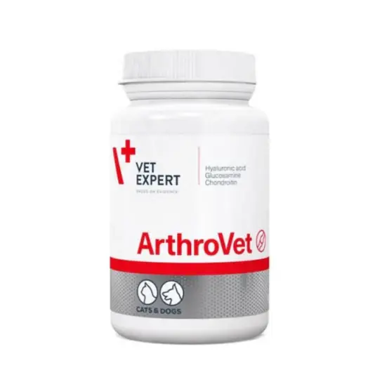 Dostępne od ręki VetExpert Arthrovet Ha Dla Psów i Kotów 60 Tabletek