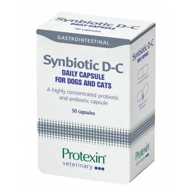 PROTEXIN synbiotic d-c dog/cat 50 kapsułek Do wyczerpania zapasów