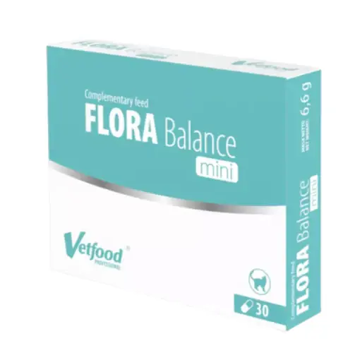 Wysoka jakość Vetfood Flora Balance Mini Wspiera Prace Przewodu Pokarmowego Dla Kotów 30 Kapsułek