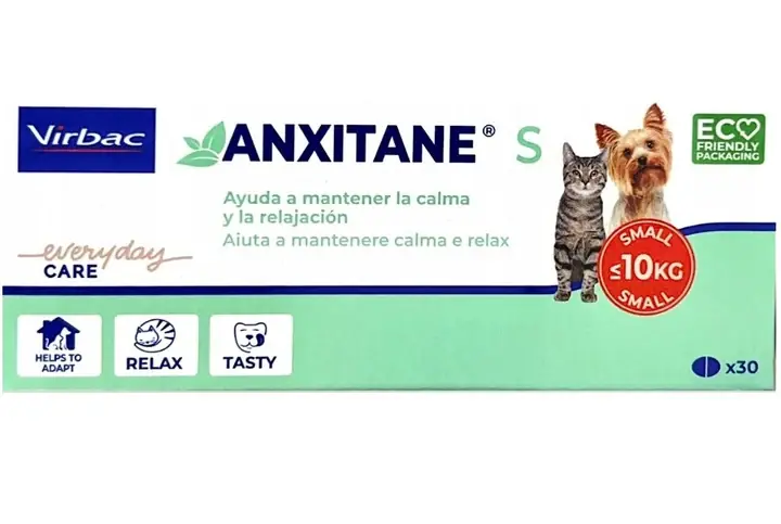 VIRBAC anxitane S 30 tabletek - Kot i mały pies Zamów teraz