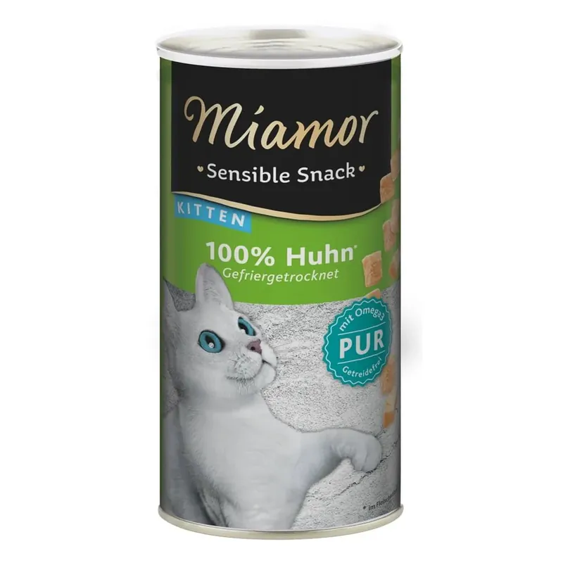 Zniżka Miamor Sensible Snack Kitten Kurczak 30g przysmak liofilizowany dla kociąt