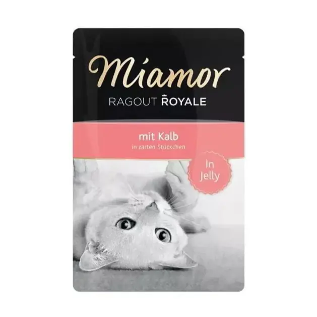 Miamor Ragout Royale in Jelly Cielęcina 100g w galaretce Dostępne od ręki