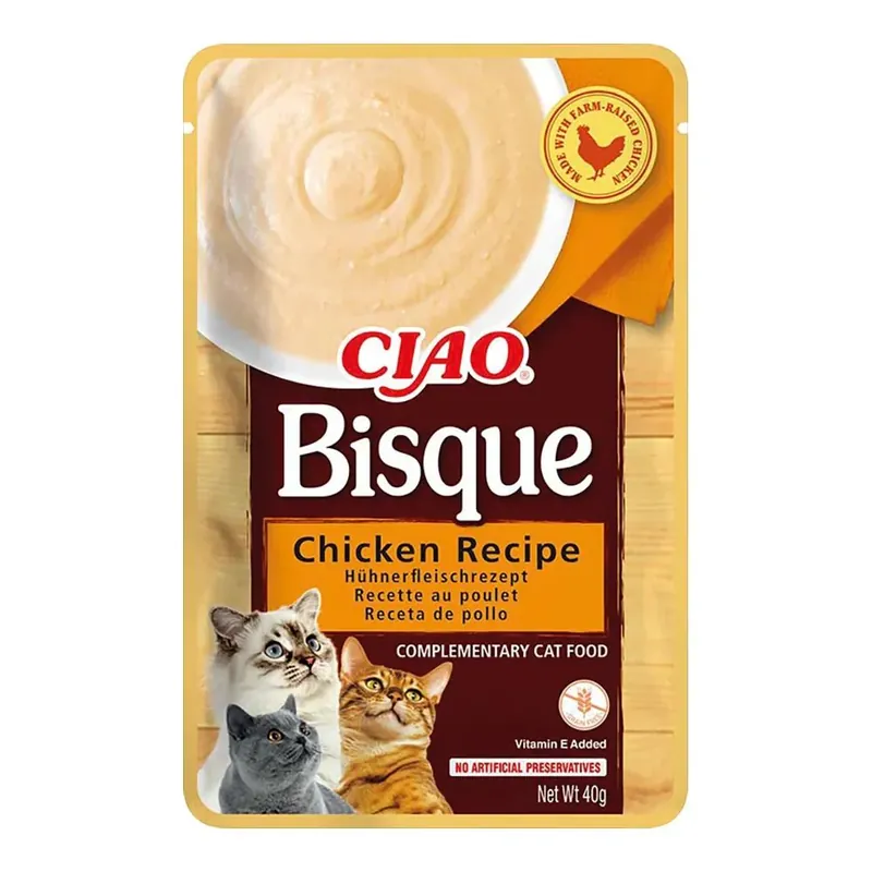 INABA CAT Ciao bisque Chicken z kurczakiem 40g Do wyczerpania zapasów