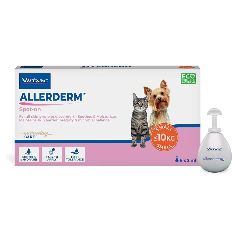 VIRBAC allerderm spot-on 2ml x 6 pipet - pies i kot Zniżka