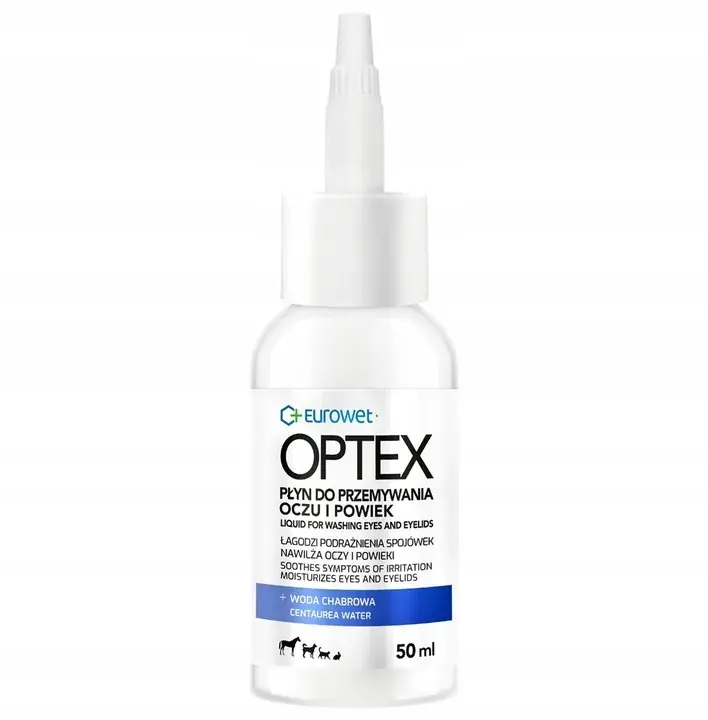 Eurowet Optex 50ml Płyn do przemywania oczu i powiek Najlepsza cena