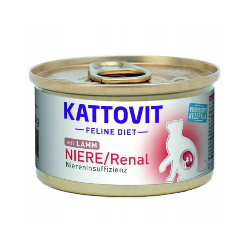 KATTOVIT Niere/Renal jagnięcina 85g wspierająca pracę nerek Bezpieczna płatność