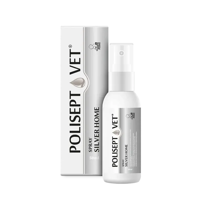 Popularny JM SANTE Polisept Vet Spray Silver 500ml do oczyszczania ran