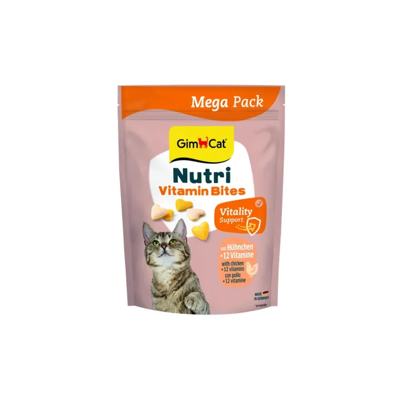 GIMCAT Nutri Vitamin Bites z kurczakiem 425g przekąska z 12 witaminaminami Hit cenowy