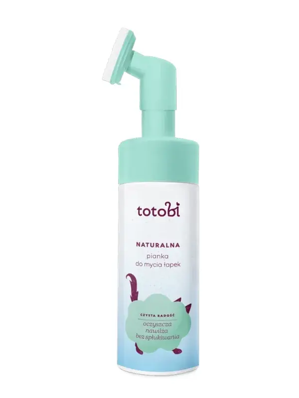 TOTOBI Naturalna pianka do mycia łapek dla psa i kota 200 ml Oferta limitowana