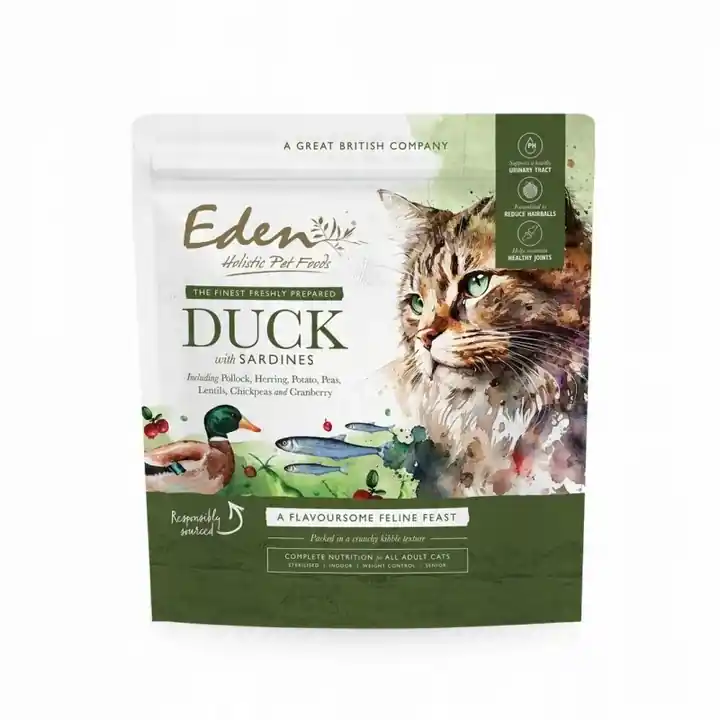 Eden Kaczka i Sardynka 1,5kg karma sucha dla kota Ekspresowa dostawa