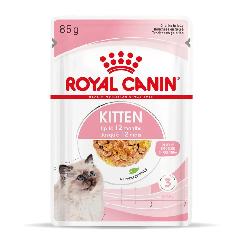 Ostatnia szansa ROYAL CANIN Kitten Instinctive w galaretce 85g karma mokra w galaretce dla kociąt do 12 miesiąca życia