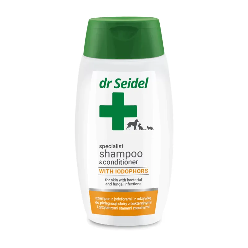SZAMPON DR SEIDLA PIELĘGNACYJNY Z JODOFORAMI 220ML 0493 Obniżka ceny