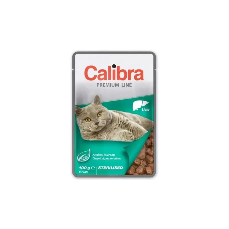 CALIBRA Cat Premium Sterilised Liver 100g wątróbka Hit sprzedaży