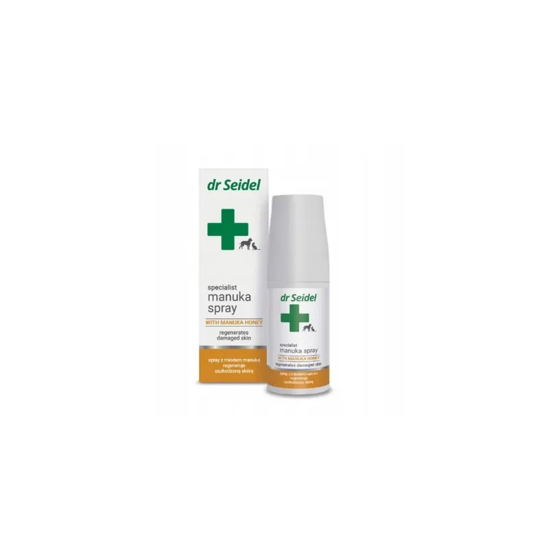 Hit sprzedaży Dr Seidel Manuka Spray Regenerujący Na Rany Dla Zwierząt 50 ml