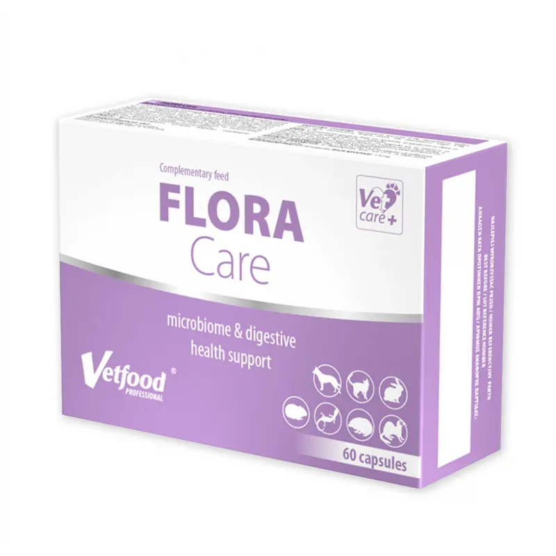Do wyczerpania zapasów VETFOOD Flora Care 60 kapsułek
