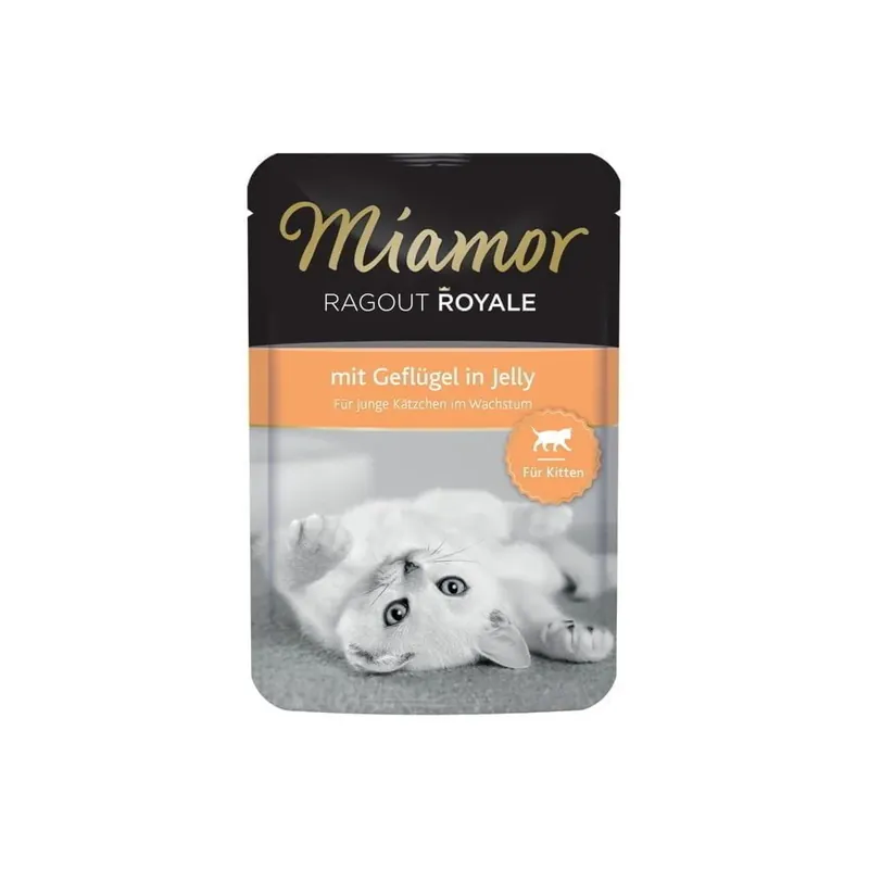Miamor Ragout Royale Kitten in Jelly Drób 100g w galaretce dla kociąt Ekspresowa dostawa