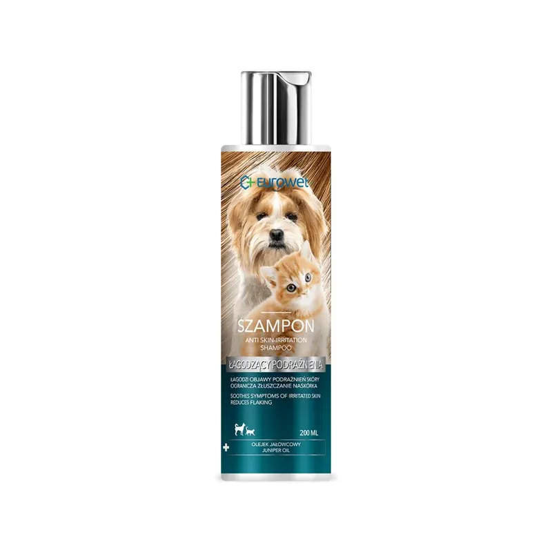 Oferta czasowa Eurowet Szampon Łagodzący Podrażnienia Skóry Dla Psa i Kota 200 ml