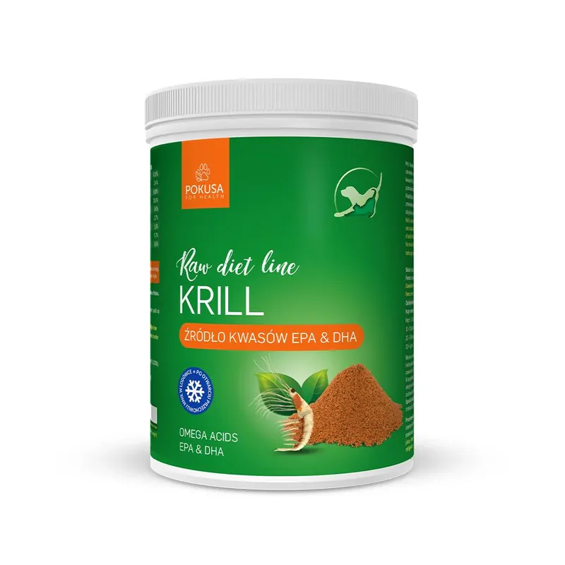 Oferta limitowana Pokusa RawDietLine Kryl Dla Psa i Kota 700 g