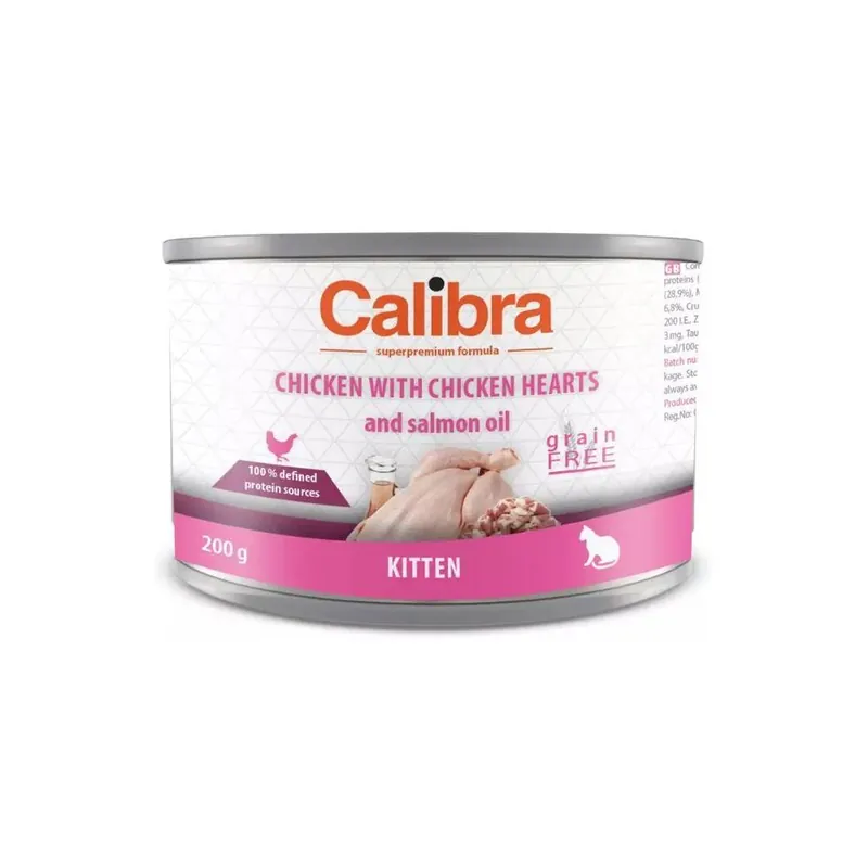 Tylko do końca tygodnia CALIBRA Cat Life Kitten Chicken 200g Dla Kotek w Ciąży,Karmiących i Kociąt