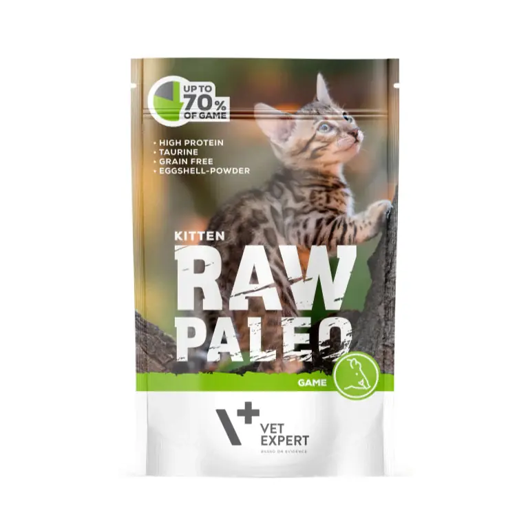 RAW PALEO mokra karma dla kociąt dziczyzna 100g Ostatnia szansa