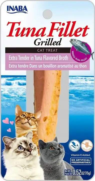 Oferta limitowana Inaba Cat Tuna Filet z Tuńczyka w Bardzo Delikatnym Bulionie z Tuńczyka 15 g