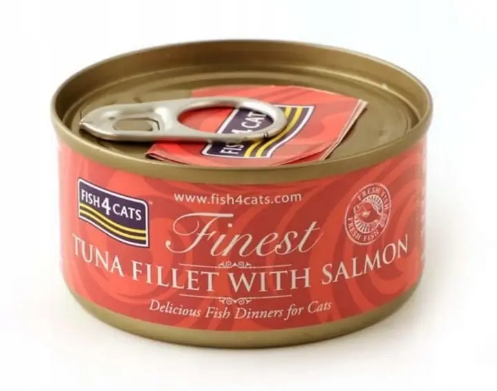 Fish4Cats Finest filet z Tuńczyka z Łososiem 70g Zniżka