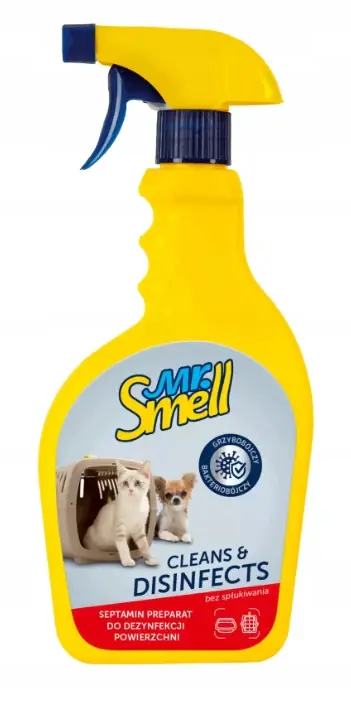 MR.SMELL Spray Do Dezynfekcji Skuteczne Działanie 500ML Dostępne od ręki
