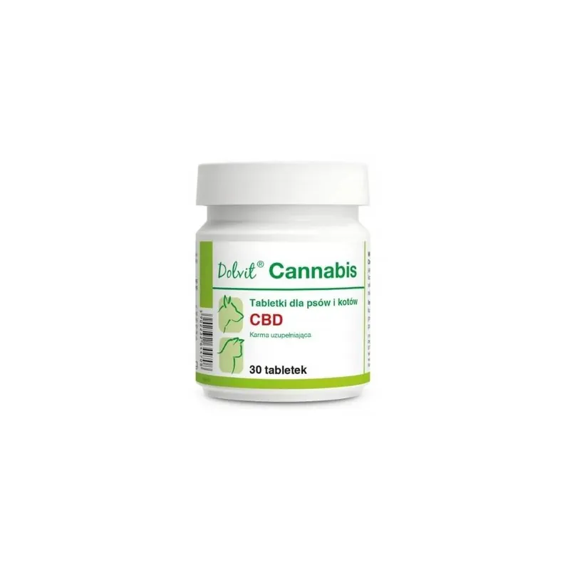 DOLFOS Dolvit Cannabis 30 tabletek CBD dla psa i kota Bezpieczna płatność