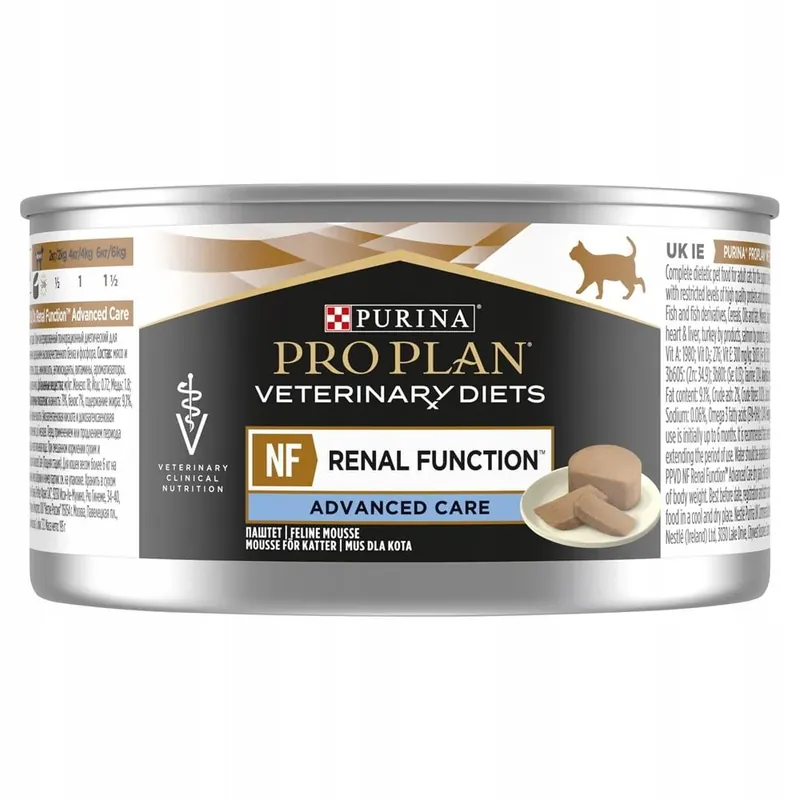 Wybór klientów PURINA PRO PLAN VD NF Renal Function Advanced Care 195g mus dla kota