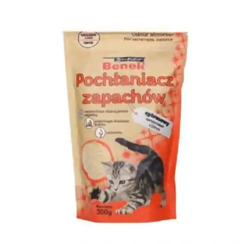 Nie przegap Super Benek Poch艂aniacz zapach贸w owocowy dla kota 200g