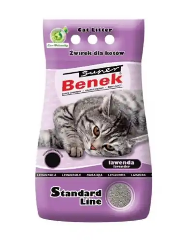 呕wirek Super Benek Standard Lawenda dla kota 5l Oferta limitowana