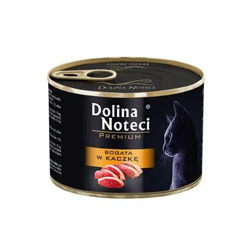Dolina Noteci Premium kaczka puszka 185g/400g - mokra karma dla kot贸w Ostatnia szansa