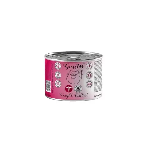 Zamów teraz Gussto Weight Control puszka 200g - dietetyczna mokra karma dla kot贸w