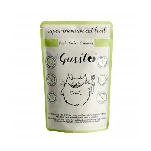 Gussto (kurczak z krewetkami) saszetka 85g - mokra karma dla kot贸w Najlepsza cena