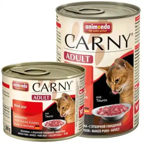 Szybka wysyłka Animonda Carny Adult wo艂owina puszka 400g - mokra karma dla kot贸w