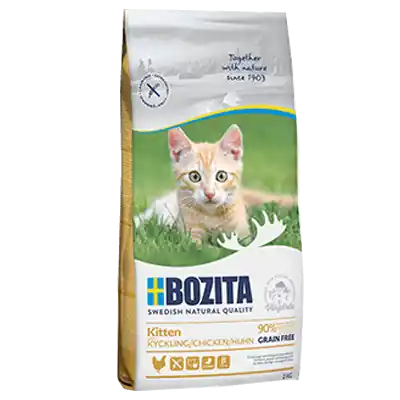 Rabat Bozita GF KITTEN z kurczakiem bez zb贸偶 400g - sucha karma dla koci膮t