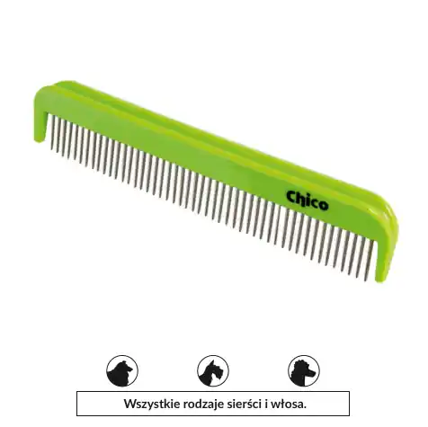 Chico Grzebie艅 obrotowy 18cm - akcesoria do piel臋gnacji sier艣ci dla ps贸w i kot贸w Taniej