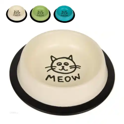 Chico Miska metalowa na gumie MEOW - miski dla ps贸w i kot贸w Bestseller
