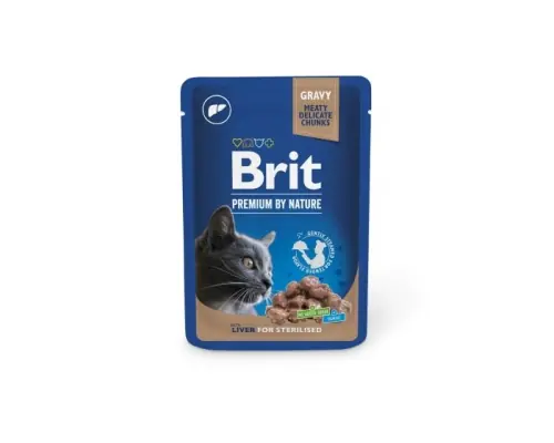 Do wyczerpania zapasów Brit Premium w膮tr贸bka z kurczaka w sosie saszetka 100g - mokra karma dla kot贸w sterylizowanych