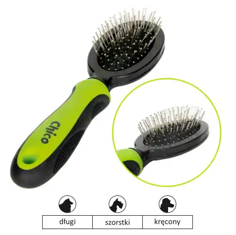 Chico Szczotka plastik 1-stronna drut 5,5cm - akcesoria do piel臋gnacji sier艣ci dla ps贸w i kot贸w Bezpieczne zakupy