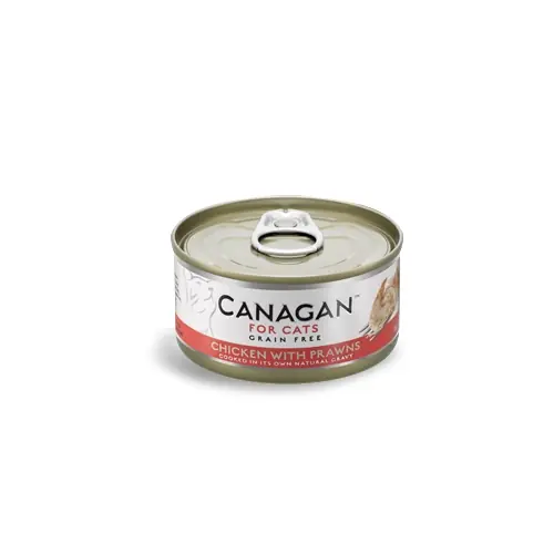 Canagan Kurczak z krewetkami 75g - mokra karma dla kot贸w Ostatnie sztuki