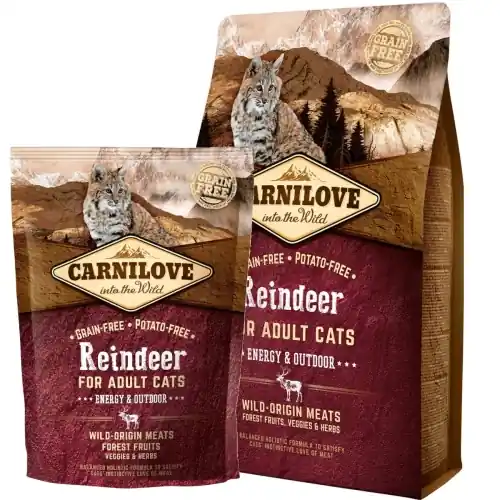 Carnilove (renifer) Energy & Outdoor 0,4kg - sucha karma dla kot贸w Bezpieczne zakupy